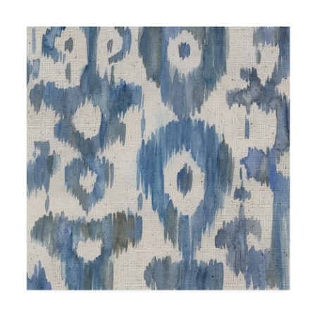 Chariklia Zarris 'Water Ikat Ii' Canvas Art,18x18